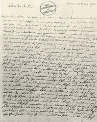 Odręczny list do ojca. Wiedeń 13 czerwca 1781