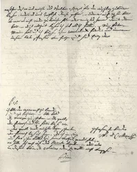 Odręczny list od Wolfganga Amadeusza Mozarta