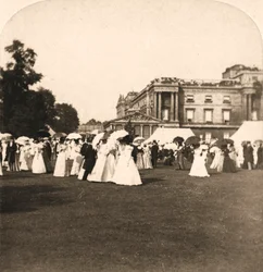 Garden Party, Pałac Buckingham, Londyn, Anglia, 1900.