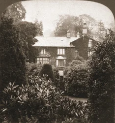 Rydal Mount, dom Williama Wordswortha, Lake District, Anglia, 1903.