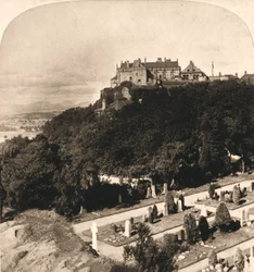 Zamek Stirling, Szkocja, 1900.