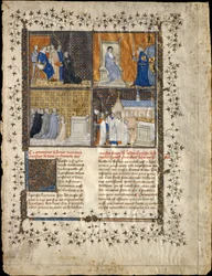 Karta z rękopisu Valerius Maximus, ca. 1380-90.