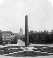 Karolinenplatz, Monachium, Niemcy, ok. 1900.