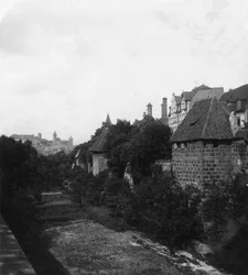 Zamek w Norymberdze, Norymberga, Niemcy, ok. 1900.