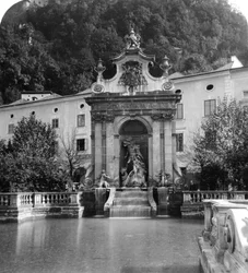 Staw dla koni, Salzburg, Austria, ok. 1900.