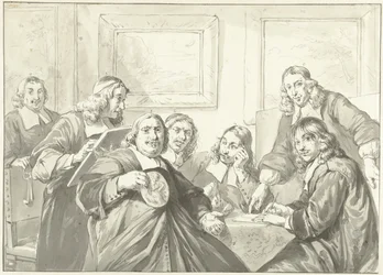Nadzorcy gildii św. Łukasza w Haarlemie, 1675.