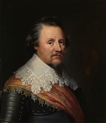 Portret Ernsta Kazimierza I (1573-1632), hrabiego Nassau-Dietz