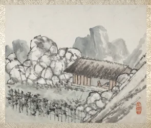 Album krajobrazów i kaligrafii dla Liu Songfu