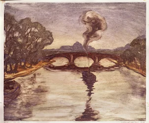 Łódź na Sekwanie, 1914