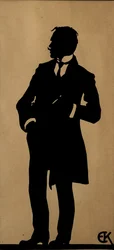 Portret poety Jurgisa Baltrusaitisa 1873-1944, lata 1910.