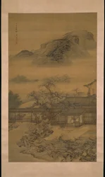 Nadejście wiosny w pałacu Han 漢宮春曉圖