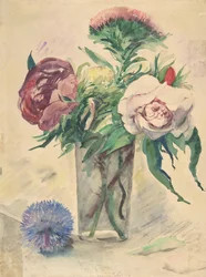 Kwiaty w wazonie, ca. 1884-1904.