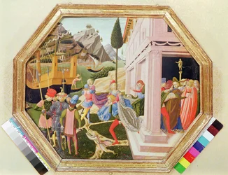 Porwanie Heleny, ok. 1450-5 (tempera jajeczna na drewnie)