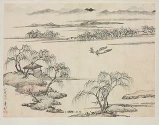 Album krajobrazowy w różnych stylach: Strumień Wuling, 1684.