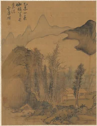 Krajobraz w stylu Chao Yuan, 1775.