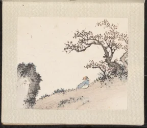 Miniaturowe pejzaże, datowane na lata 1751-54 (album z ośmioma liśćmi; tusz i kolor na papierze)