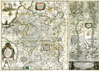 Radziwiłłowie-sieroty - Mapa Wielkiego Księstwa Litewskiego