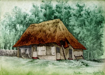 Młynarz na zachodzie Francji. 1863 (rysunek)