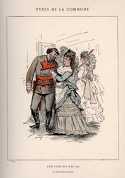Komuna Paryska: kostium UNE LOGE EN MAJ 1871 (7) w „” Les Communeux