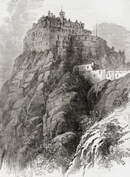 Zamek w Edynburgu, Castle Rock, Edynburg, Szkocja.
