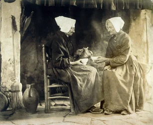 Kobiety pijące herbatę, około 1900