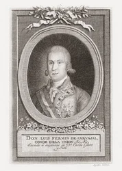 Luis Fermín de Carvajal, hrabia Unii. Portret.