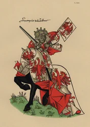 markiz Brandenburg, markiz de Brandenburg, ze standardem