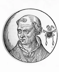Portret Benedykta III (zm. 858)