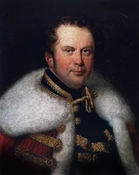 Portret Franza Brunsvika (1777-1849), słowackiego wiolonczelisty i dyrektora teatru miejskiego w Budapeszcie