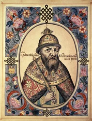 Portret Iwana Groznego (Iwan Groźny, Iwan IV).