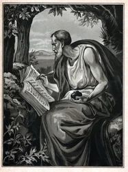 Św. Mateusz, ok. 1900 (rycina)