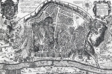 miasto Smoleńsk podczas polskiego oblężenia 1611, Rosja