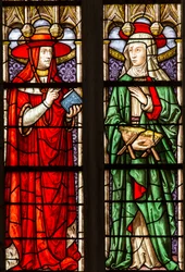 Witraż katedry Saint Etienne de Sens