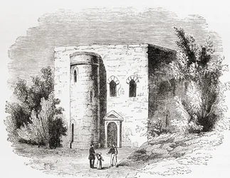 Sanktuarium, Opactwo Westminsterskie, Londyn, Anglia, widziane tutaj w XIX wieku.