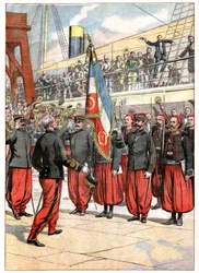 Trzeci Pułk Zouaves w Marsylii
