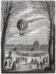Napełnij balon. Lot balonem.