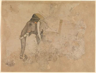Haszim. Słoń i jeździec. ok. 1640 Metropolitan Museum of Art, Nowy Jork
