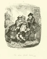 Ilustracja do Peregrine Pickle autorstwa Tobiasa Smolletta