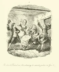 Ilustracja do Rodericka Random autorstwa Tobiasa Smolletta