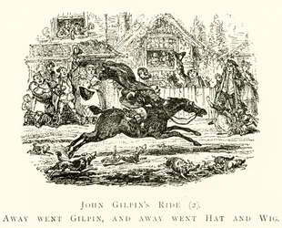 John Gilpins Ride (2), Away odszedł Gilpin, a odszedł Hat and Wig
