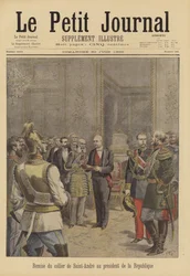 Prezydent Francji Faure odbiera Order św. Andrzeja od ambasadora Rosji