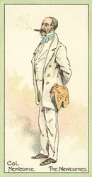 Pułkownik Newcome, The Newcomes (chromolitho)