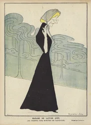 Madame De Latude (GYP), ilustracja do Le Rire