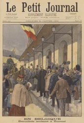 Paul Deroulede zostaje ciepło przyjęty w Tournai w Belgii