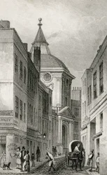 Physicians College, Warwick Lane, 1830