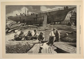 Ship-Building, Gloucester Harbor, z Harper