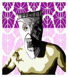 Kontrastowa faktura „split face”