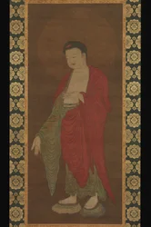 Budda Amitabha zstępujący ze swej Czystej Krainy