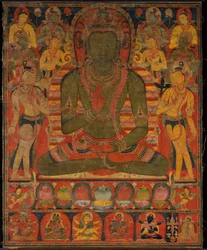 Budda Amoghasiddhi z ośmioma bodhisattwami