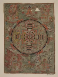 Budda otoczony przez bodhisattwów